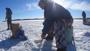 РЫБАЛКА НА ТРОФЕЙНУЮ РЫБУ (ВАХНЯ) ЗИМОЙ!