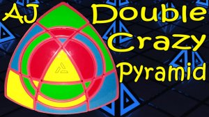 Double Crazy Pyramid (Tetrahedron; Pyraminx) AJ, сборка, tutorial, schemes, Двойной Крейзи Тетраэдр