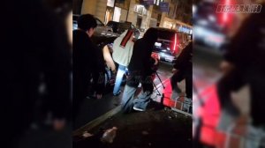 Выход BTS из ресторана, крупный план 23.03.2026 Нью-Йорк