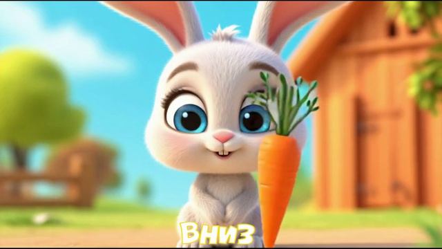Зарядка для глаз 👀 Повтори за зайкой! Мультик с песенкой-зарядкой для глаз.