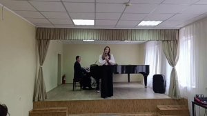 Ксения Романенко- В. Моцарт. Ария Керубино из оперы "Свадьба Фигаро"