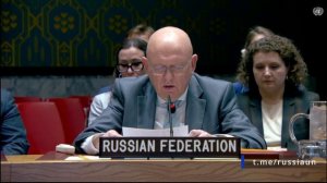 🎙Выступление В.А.Небензи на заседании Совета Безопасности ООН по Украине

📍Нью-Йорк, 23 марта 2026