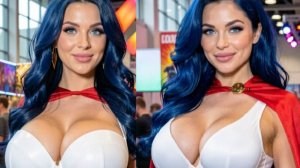 Девушки супергероини / Нейрофотосет