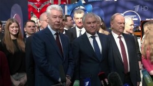 Вячеслав Володин и Сергей Собянин пообщались с гостями Форума колледжей Москвы