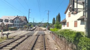 🚄 4К SmartTV ➤ 🌄 Поезд: Аффольтерн ам Альбис - Цюрих - Альтштеттен, Швейцария! [06.2021] 🌄