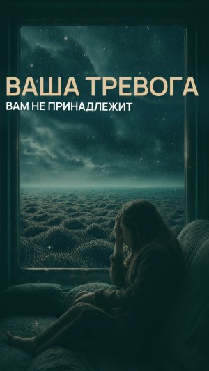 Ваша тревога вам не принадлежит