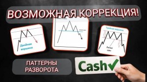 ВОЗМОЖНАЯ КОРРЕКЦИЯ, ПАТТЕРНЫ РАЗВОРОТА.