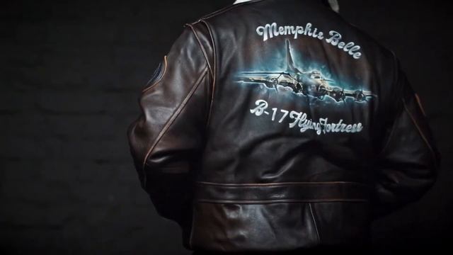 Куртка пилотов бомбардировщиков B-17 Memphis Belle с аэрографией в интернет-магазине «Bison store»