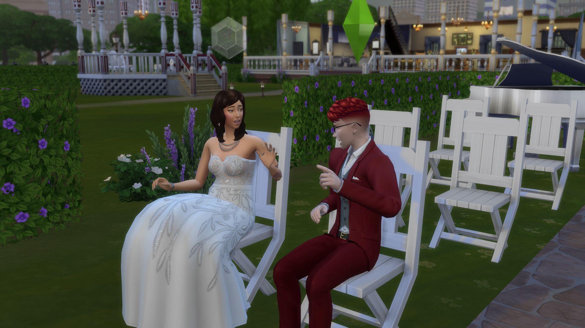 Not So Berry. The Sims 4. Красный №11. Бросили у алтаря.