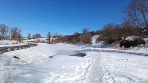 деревня, ранняя весна, пение птиц