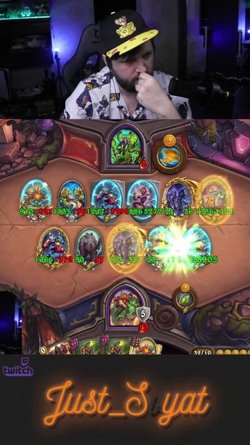 Чудо Лось =) #hsbg   #just_svyat #heartstone #хартстоун #стрим