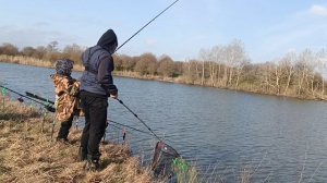 Крупный карась гнёт удочки! Отличная рыбалка на карася весной.22.03.26 часть 1.