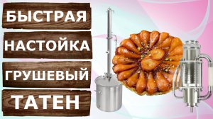 Настойка Грушевый Татен за 1 час. Перегонка на аппарате Вейн Практик с Экстрактором Сокслета