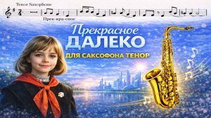 🎷 Sax Tenor — Прекрасное далеко (Гостья из будущего) | Видеоноты