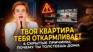 Твоя квартира ГАСИТ сжигание жира!  4 скрытые причины, почему ты НЕ ХУДЕЕШЬ