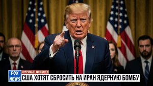 США хотят сбросить на Иран ядерную бомбу, чтобы отступить с победой.