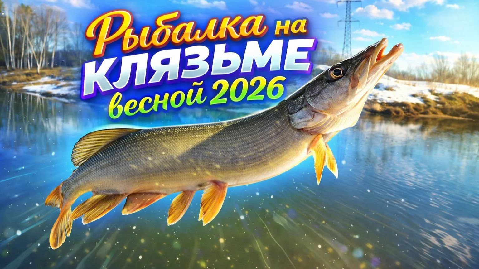 Рыбалка на КЛЯЗЬМЕ весной 2026.
