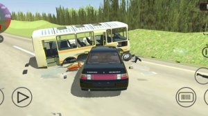 столкновение с пазом Какая же машина повалит ПАЗ