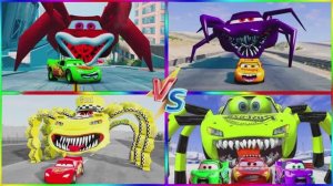 МАКВИН ПРОТИВ ПРЕПЯТСТВИЙ! 🚗💥 КРУТАЯ ТАЧКА МОЛНИЯ ЕДЕТ ВПЕРЕД! Мультик Игры для детей 🏆