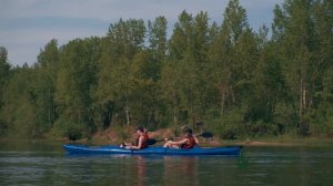 Абаканская протока на трехместных байдарках и двухместных каяках