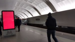 Новый тематический поезд в метро г.Москвы.