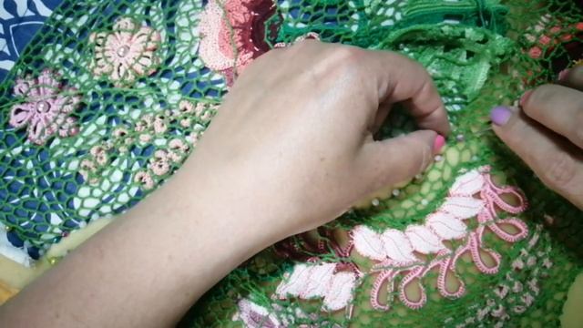 Соединение рукава с проймой сеточкойМастеркласс по Ирландскому кружеву