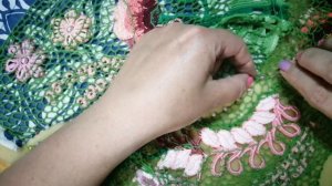 Соединение рукава с проймой сеточкой//Мастеркласс по Ирландскому кружеву