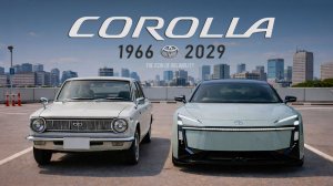 Toyota Corolla 1966–2029 История трансформации Легенд Автомира #ТехноЯрус