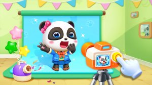 BabyBus: Фотостудия маленькой панды! 🎀 Выбираем камеру, подбираем фон и делаем красивые снимки