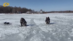 СОТРУДНИКИ МЧС ЖЕЛЕЗНОГОРСКА ВЕДУТ РАЗЪЯСНИТЕЛЬНУЮ РАБОТУ ПО ПОВОДУ ОПАСНОСТИ ВЫХОДА НА ВЕСЕННИЙ ЛЕД
