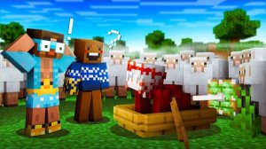 🍿 Майнкрафт но я Троллю друзей модом НАОБОРОТ...