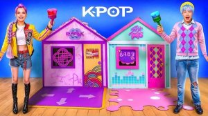 Руми и Бейби Саджа построили секретные домики. К-РОР охотницы на демонов