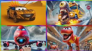 МАКВИН-ДИНОЗАВР ПРОТИВ МОНСТР-САМОЛЕТА! 🦖✈️ КТО СИЛЬНЕЕ? Мультик Игры для детей 🏆