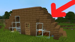 КАК ПОСТРОИТЬ МАЛЕНЬКИЙ СТАРТОВЫЙ ДОМ С ФЕРМОЙ В МАЙНКРАФТ