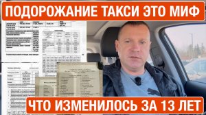 Подорожание такси - это миф! Что изменилось за 13 лет?