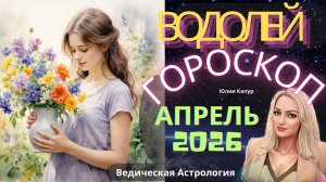 ♒Водолей - гороскоп на Апрель 2026 года. От Юлии Капур