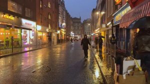 Лондон Великобритания 2026 Магия дождя и огни Вест-Энда от заката до ночи ☔️✨