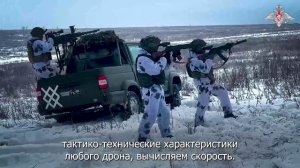 Мобильные огневые группы группировки «Север» сбивают вражеские БПЛА