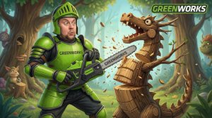 Цепная пила Greenworks 60v GD60CS25