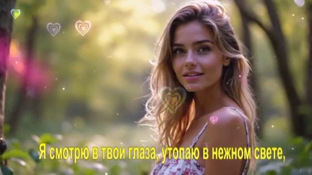 Я смотрю в твои глаза, утопаю в нежном свете,