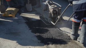 Ямочный ремонт Октябрьского моста в Новосибирске