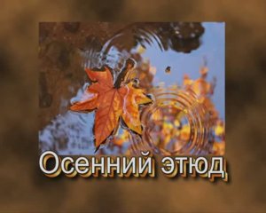 Осенний этюд