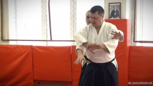 Айкидо: захват со спины.