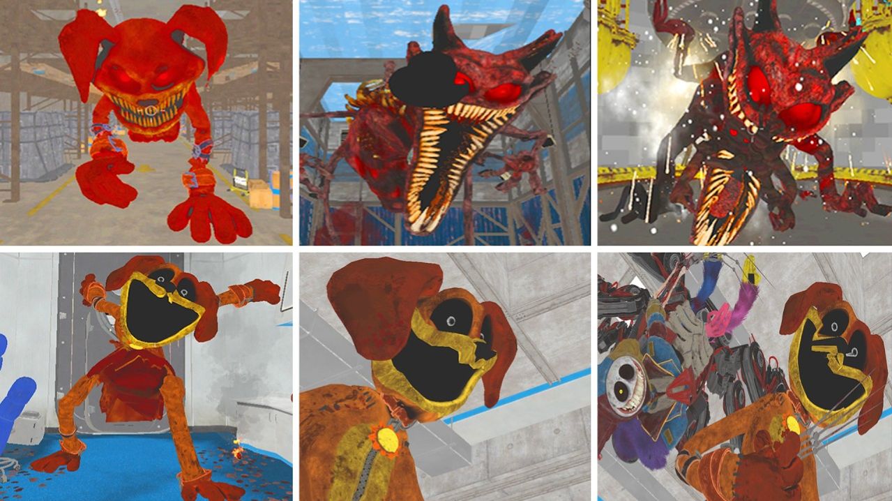 Poppy Playtime Главы 1-5 — МОД ДОГДЕЙ + КОШМАРНЫЙ КЭТНАП