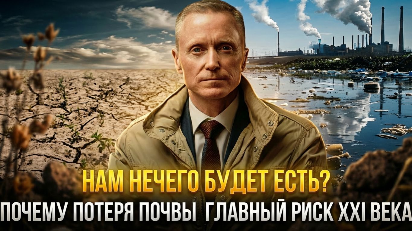 Нам нечего будет есть? Почему потеря почвы  главный риск XXI века | Александр Усанин