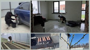 331 ЖИВЁМ НА ДВА ДОМА. КУПИЛА ПЛОСКОРЕЗ. ПОЛЮ  СОРНЯКИ, ОТМЫВАЮ ПОЛЫ, МУЖ ПОМЕНЯЛ КОЛОДКИ.