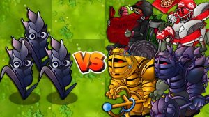 Испытание PVZ Fusion 3.5 - Слияние 3 растений обсидианового ячменя против всех зомби x50
