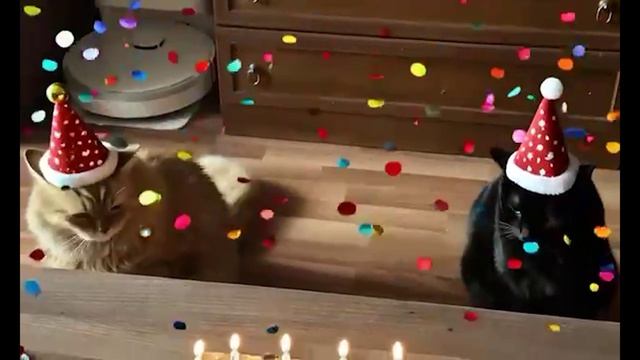 Коты и торт 12