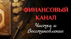 ⚜️ФИНАНСОВЫЙ КАНАЛ: ЧИСТКА И ВОССТАНОВЛЕНИЕ⚜️
