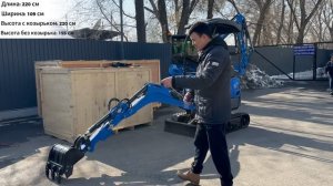 Обзор бюджетного китайского мини-экскаватора MWM 18 PRO